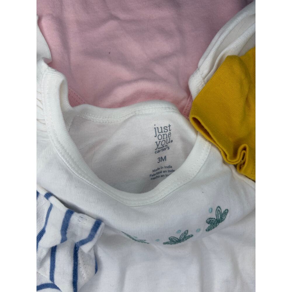 Carter's Baby Girl Bundle - 3 Months - Six (6) Short Sleeve Bodysuits One-Piece - Picture 10 of 13